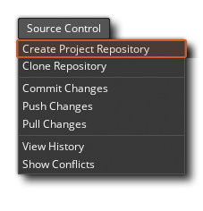 Source Control Create Repository